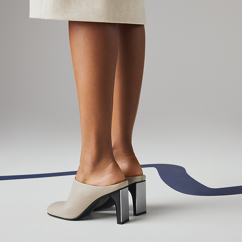 Mule Lina 80 - Bege | Hermès Brasil